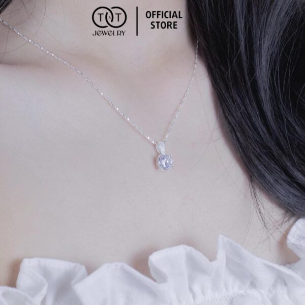 Dây chuyền nữ Nụ Đá Basic Bạc Ý s925 T&T Jewelry cao cấp DC015 - Ảnh 7