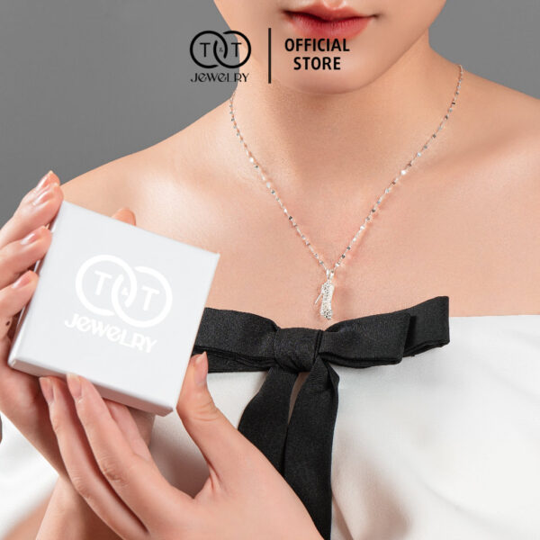 Dây Chuyền Nữ Bạc Ý S925 Giày Cao Gót Cá Tính - T&T Jewelry DC022 - Ảnh 8
