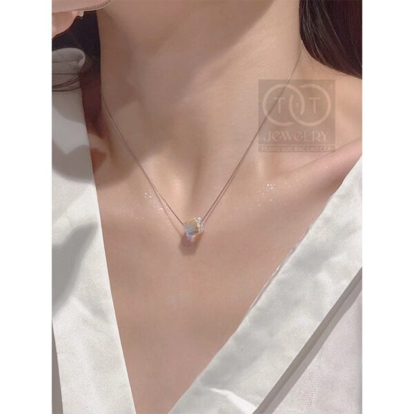 Dây chuyền Bạc Hộp Đa Giác Cá Tính T&T Jewelry Bạc Ý cao cấp DC0231 - Ảnh 7