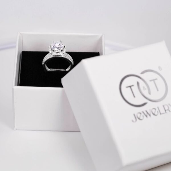 Nhẫn Bạc Nữ Vương Miện Hoàng Gia Quý Phái,Sang Trọng T&T Jewelry NN066 - Ảnh 7