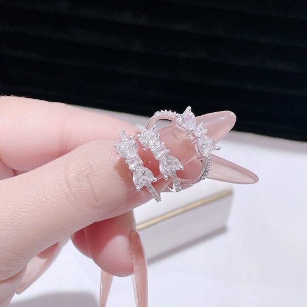 Nhẫn Bạc Nữ Thiết Kế Nơ Xinh Đính Đá Cao Cấp T&T Jewelry NN093 - Ảnh 7
