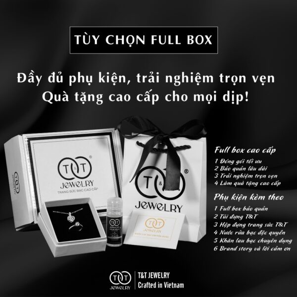 Nhẫn Bạc Nữ Vẻ Đẹp Lấp Lánh, Tinh Tế Tuyệt Đối T&T Jewelry NN2252 - Ảnh 2
