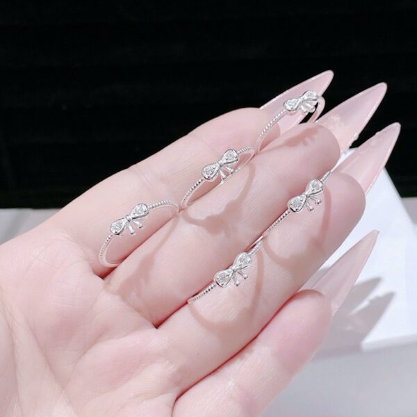 Nhẫn Bạc Nữ Dáng Nơ Tinh Khôi Thắt Nút Duyên Tình từ T&T Jewelry N714253 - Ảnh 7