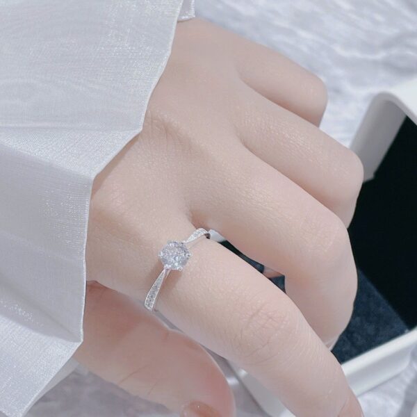 Nhẫn Bạc Nữ Vương Miện Tinh Tú Đính Đá CZ Siêu Sáng Lấp Lánh Tinh Xảo T&T Jewelry NN024 - Ảnh 8