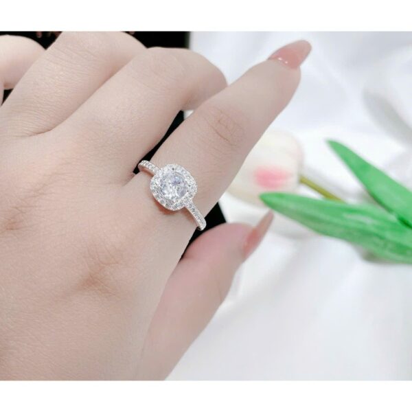Nhẫn Bạc Nữ Tình Ca Hẹn Ước Nơi Ánh Sáng Đính Đá CZ Lộng Lẫy T&T Jewelry NN0100 - Ảnh 9