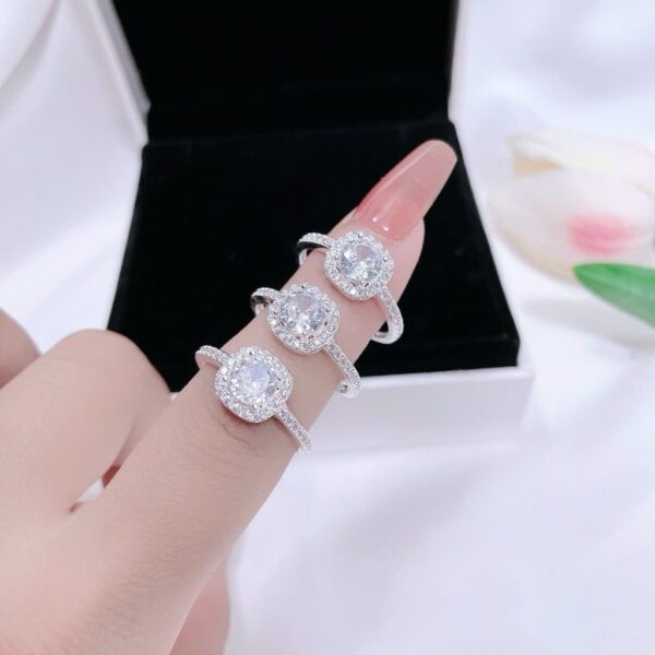Nhẫn Bạc Nữ Tình Ca Hẹn Ước Nơi Ánh Sáng Đính Đá CZ Lộng Lẫy T&T Jewelry NN0100 - Ảnh 8