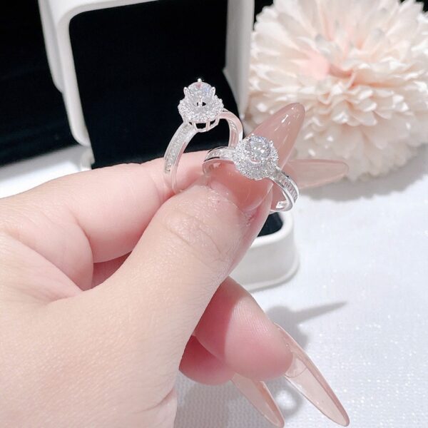 Nhẫn Bạc Nữ Thiết Kế Bông Hoa, Hào Quang Đá CZ Tỏa Sáng Đỉnh Cao T&T Jewelry N2363 - Ảnh 8
