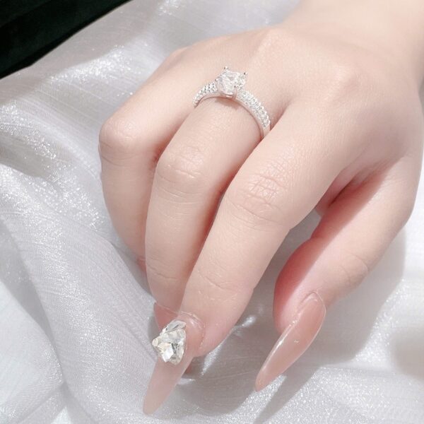 Nhẫn Bạc Nữ Đính Đá CZ Cổ Điển, Lấp Lánh Đỉnh Cao Sang Trọng T&T Jewelry N2259 - Ảnh 8