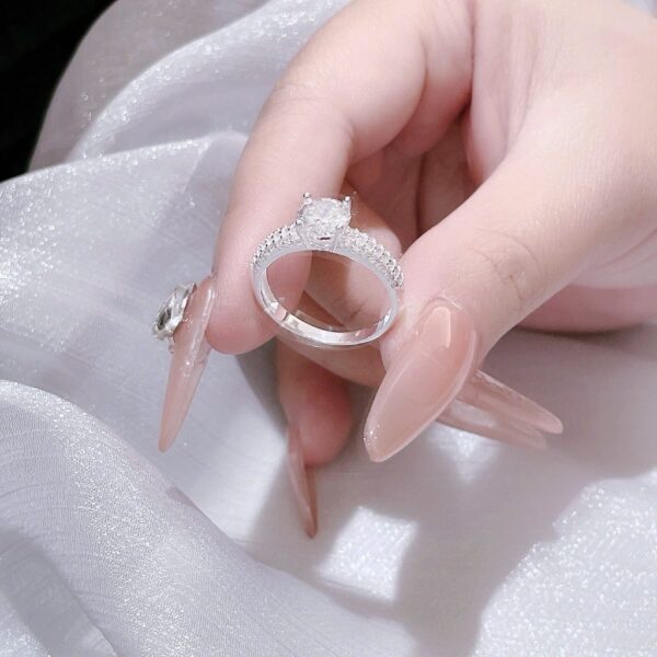 Nhẫn Bạc Nữ Đính Đá CZ Cổ Điển, Lấp Lánh Đỉnh Cao Sang Trọng T&T Jewelry N2259 - Ảnh 7