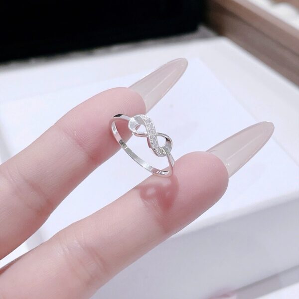 Nhẫn Bạc Nữ Vô Cực Đính Đá Tinh Xảo Tôn Da Từ T&T Jewelry N714258 - Ảnh 7