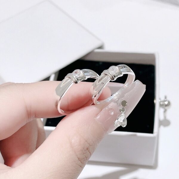 Nhẫn Bạc Nữ Cao Cấp Kiểu Dáng Dải Lụa Ôm Đá Sang Trọng, Tinh Xảo T&T Jewelry NT28251 - Ảnh 7