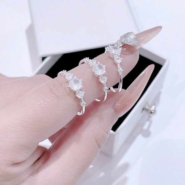 Nhẫn Bạc Nữ Dáng Vương Miện Đính Đá CZ Đẳng Cấp Tinh Xảo Lấp Lánh từ T&T Jewelry NT28252 - Ảnh 7