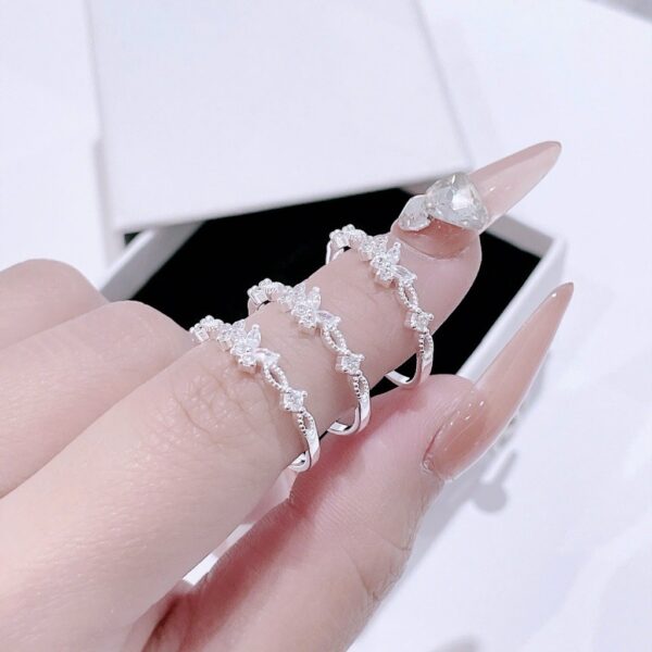 Nhẫn Bạc Nữ Vũ Điệu Hồ Điệp Đá CZ Lấp Lánh Tinh Xảo từ T&T JEWELRY NT2854 - Ảnh 8