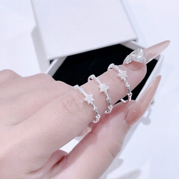 Nhẫn Bạc Nữ Dáng Vì Sao Dẫn Lối Đính Đá CZ Tinh Xảo Sang Trọng T&T Jewelry NT58254 - Ảnh 9