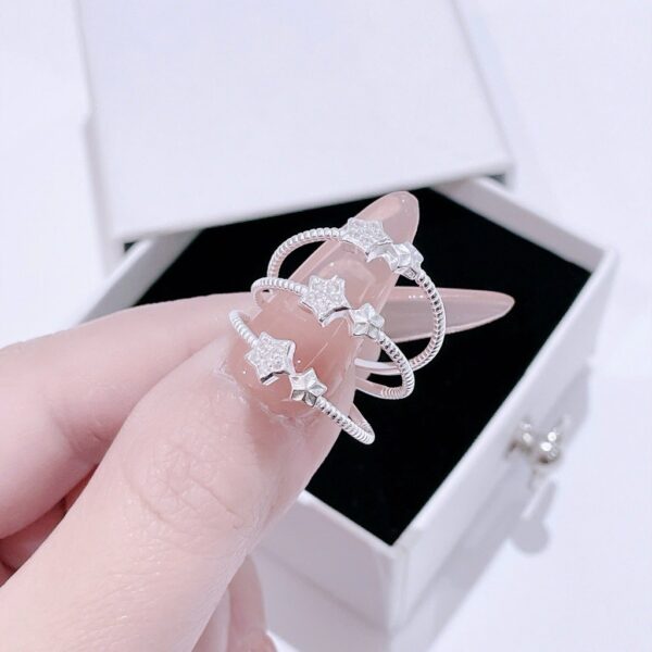 Nhẫn Bạc Nữ Dáng Lời Hẹn Ước Vì Sao Kiêu Sa Thu Hút Mọi Ánh Nhìn T&T Jewelry NT58258 - Ảnh 7