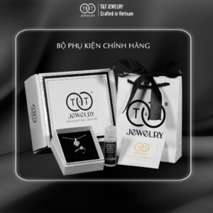 [CHÍNH HÃNG] Bộ Phụ Kiện Có Bán Lẻ: Túi Đựng Trang Sức, Hộp Bảo Quản, Khăn Lau Bạc, Nước Rửa Bạc T&T Jewelry BPK01