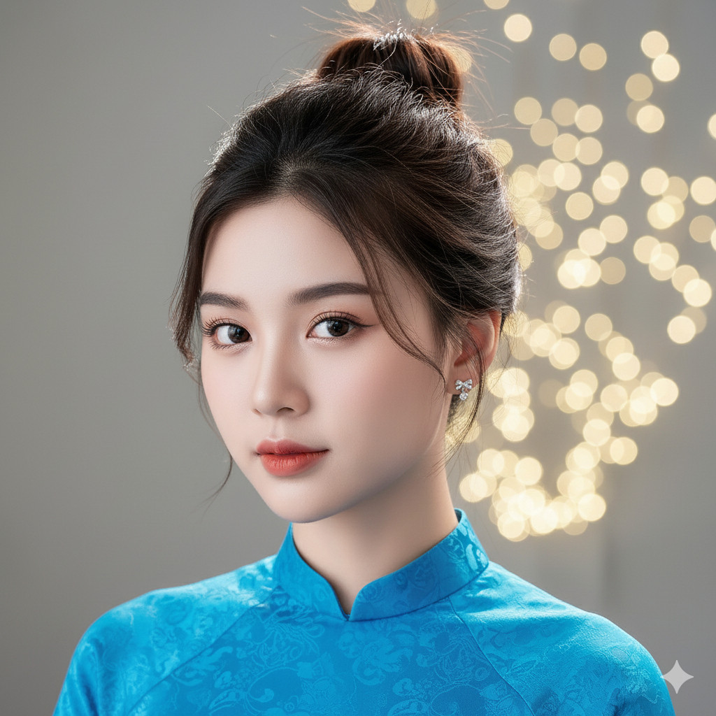 Bông Tai Bạc Nữ Giai Điệu Duyên Dáng Đính Đá CZ Lấp Lánh Kiểu Nơ Treo Tinh Tế T&T Jewelry B16 - Ảnh 4